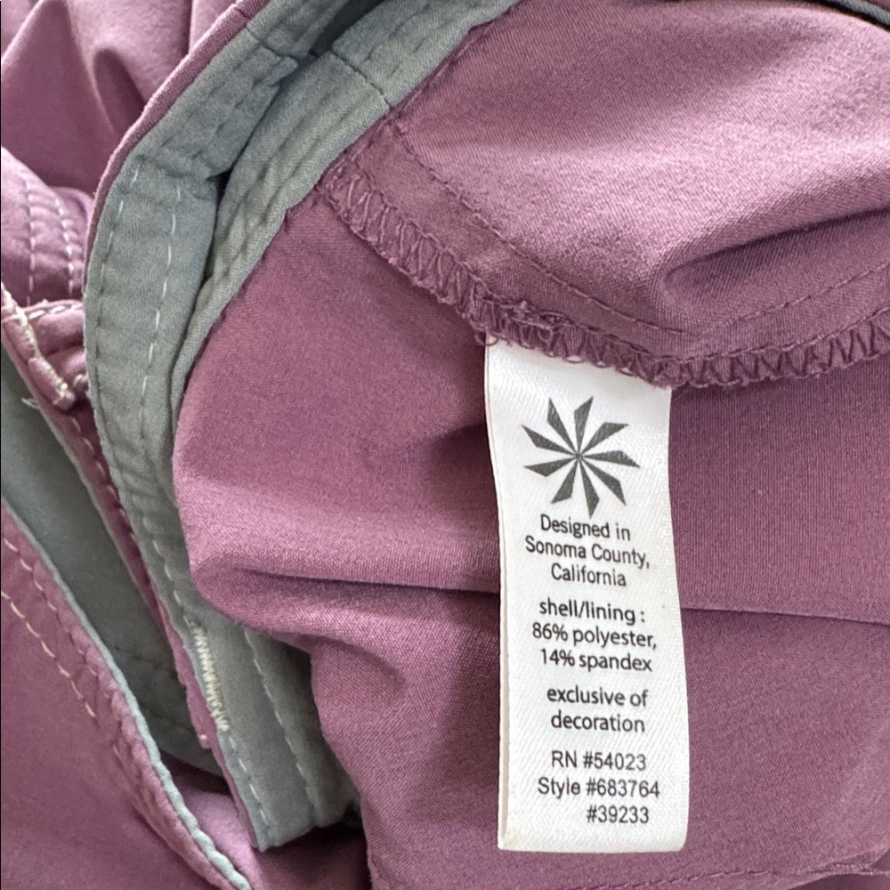 Athleta Whatever Soft Lavender Flared Athletic Hi… - image 8